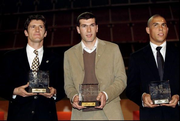 Davor Suker, Zinedine Zidane and Ronaldo