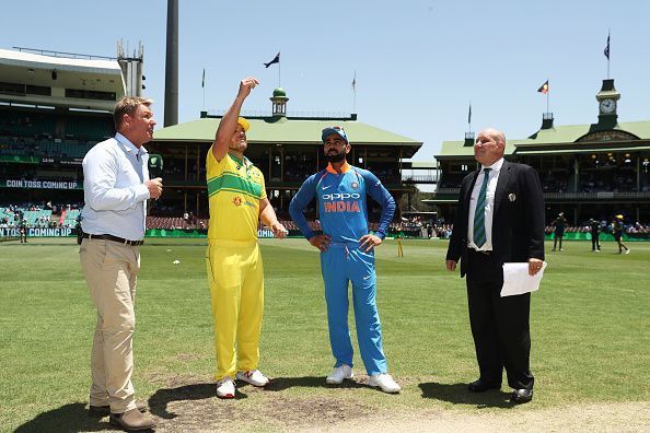 Kohli did not have much luck with the toss