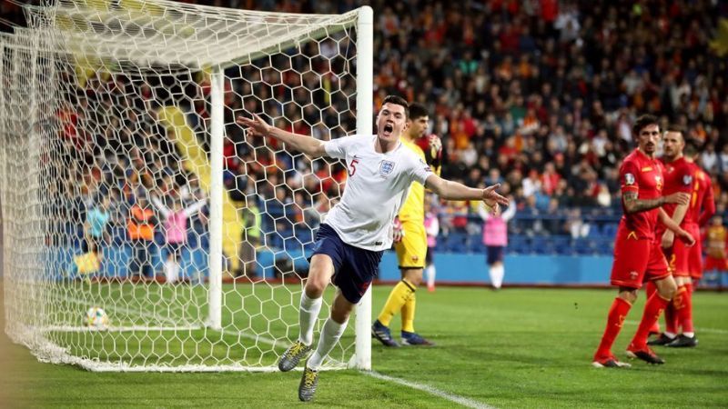 Michael Keane equalised for England