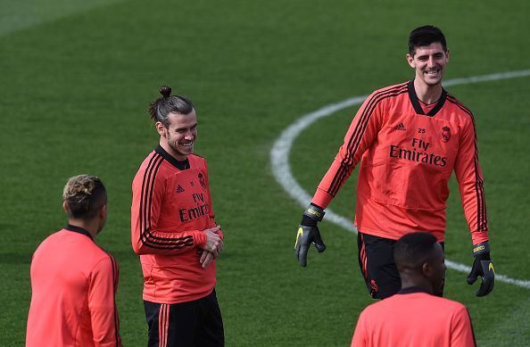 Real Madrid in training