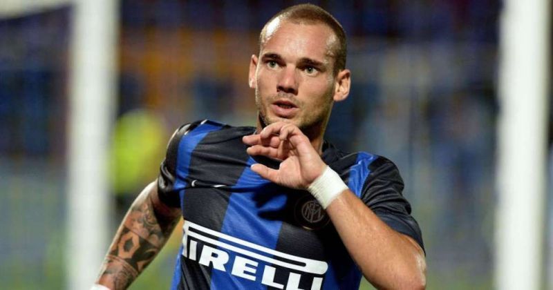 Sneijder during his Inter Milan days