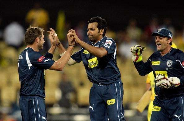 Rohit Sharma back in 2009 was signed with the Deccan Chargers