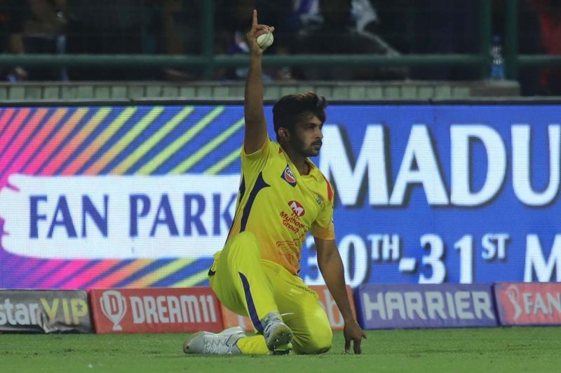 Shardul Thakur celebrates the dismissal of Rishabh Pant (Image courtesy: IPLT20/BCCI)