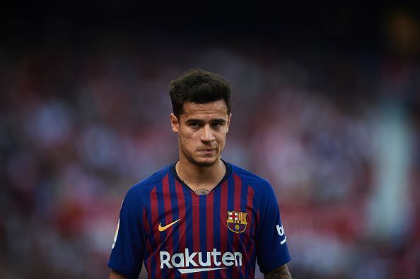 Coutinho is struggling to find his feet at Barcelona this season