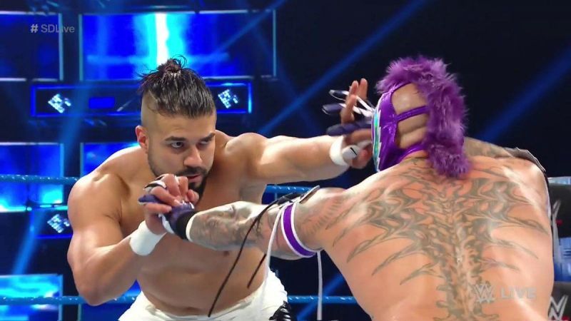 rey mysterio vs andrade