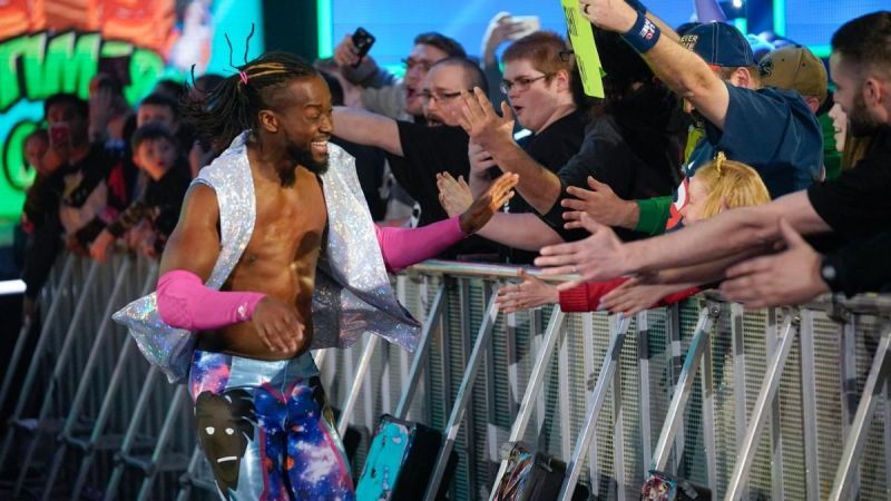 Kofi Kingston before his 2-on-1 handicap match against The Bar.