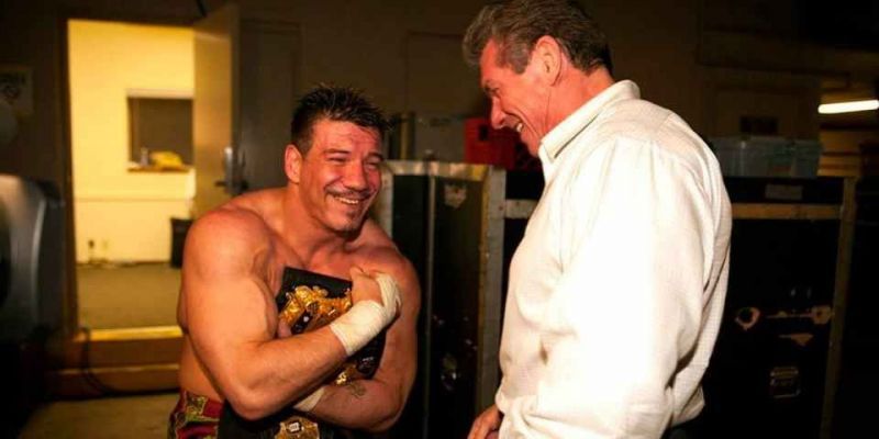 Image result for vince mcmahon eddie guerrero