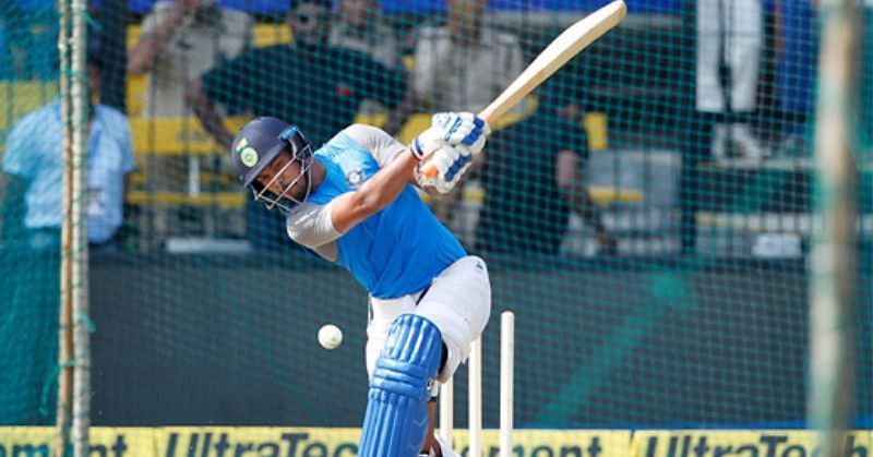 Umesh Yadav opened the batting for Vidarbha today