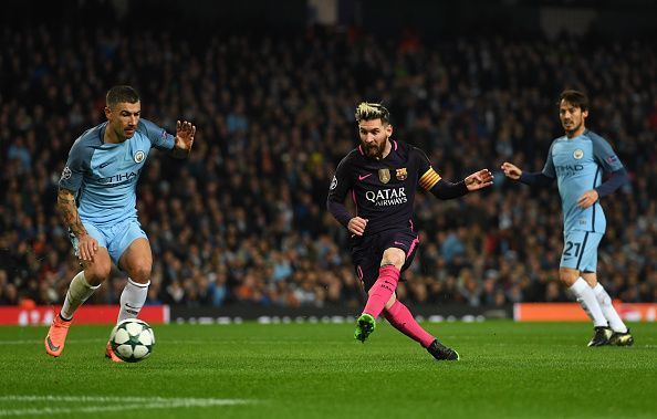 Manchester City FC v FC Barcelona - UEFA Champions League