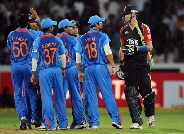 India ended their losing streak against England and in Hyderabad as well in the 2011 ODI