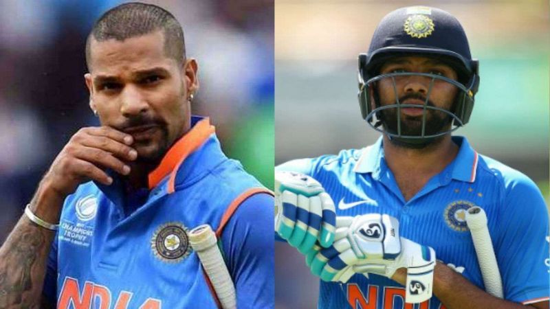 Shikhar Dhawan and Rohit Sharma