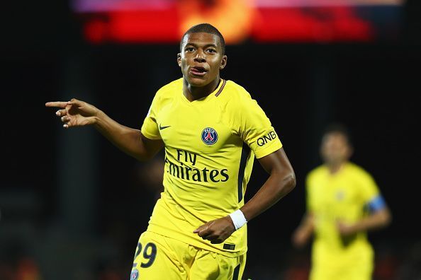 Kylian Mbappe is now just one goal behind Lionel Messi in the race for the European Golden Shoe