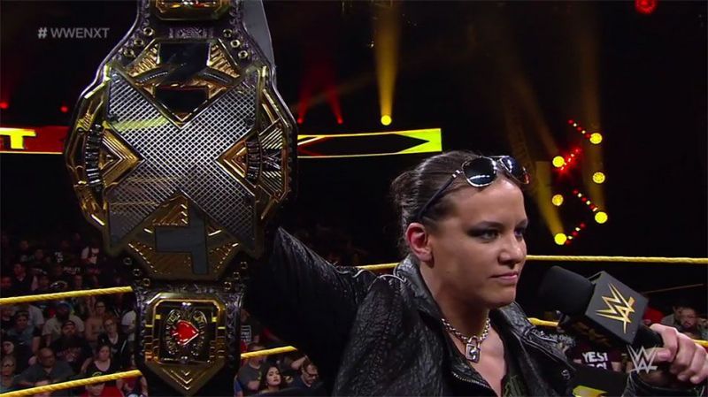 NXT women&#039;s champion.
