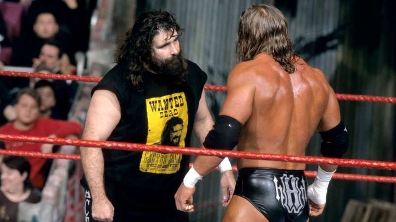 Triple H won his first World Championship by pinning Mankind