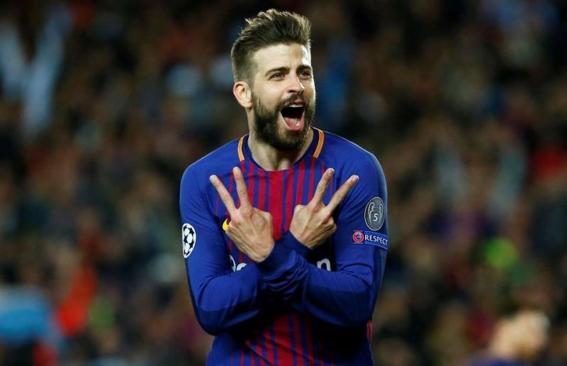 Gerard Pique also tasted both bot sides