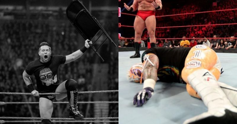 The Miz took revenge while a WWE Legend was destroyed in the ring on RAW