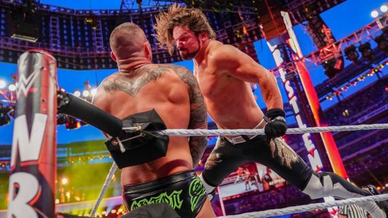 AJ Styles got injured at WrestleMania