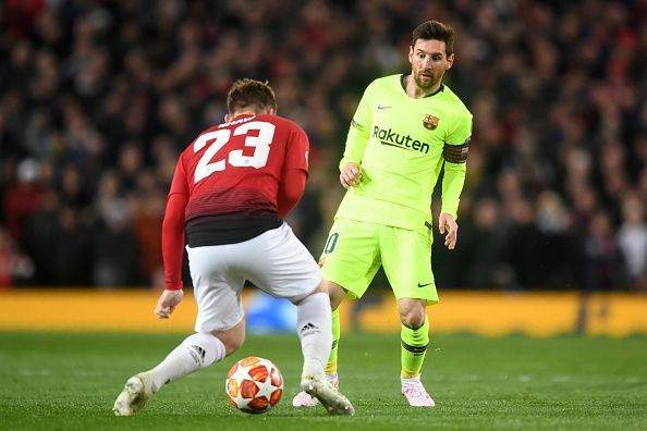 Messi has gone 11 consecutive UCL quarterfinal matches without a goal