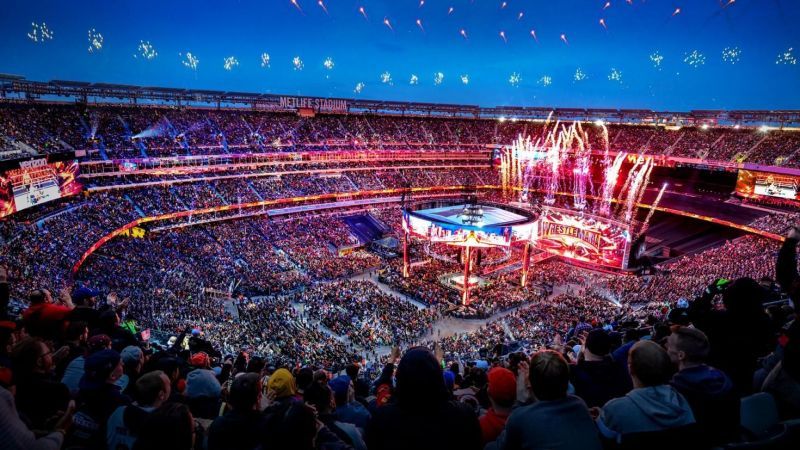 The MetLife Stadium looked fabulous under the bright lights of WrestleMania 35.