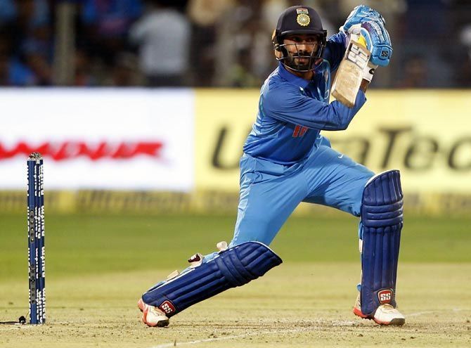 Dinesh Karthik will provide the option of a finisher and a backup wicket-keepe
