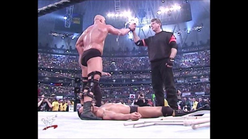 steve austin heel turn at wrestlemania x-7