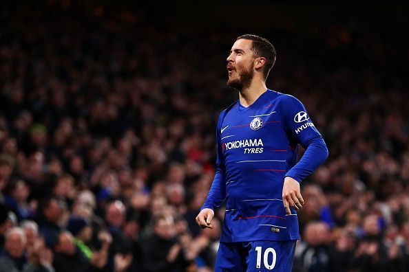 Eden Hazard was instrumental in Chelsea&#039;s crucial win over Brighton