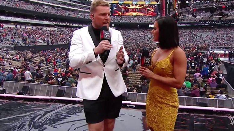 Pat McAfee and Charly Caruso