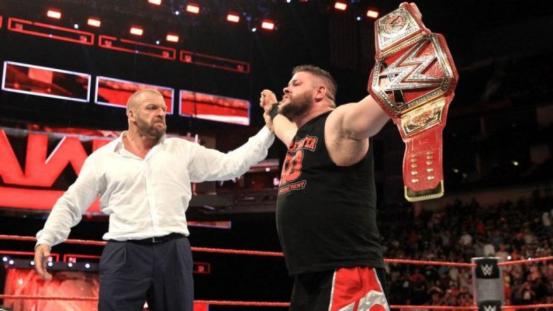 Owens captured the Universal Championship on RAW in 2016, thanks to a big assist by WWE COO Triple H.