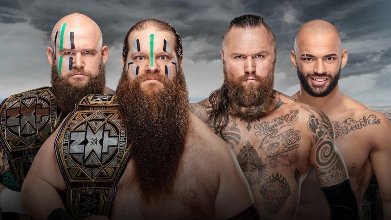 NXT Takeover: New York: NXT Tag Team Championship Match - The War Raiders vs Aleister Black and Ricochet