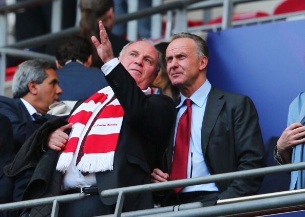 Uli Hoeness and Karl-Heinz Rummenigge