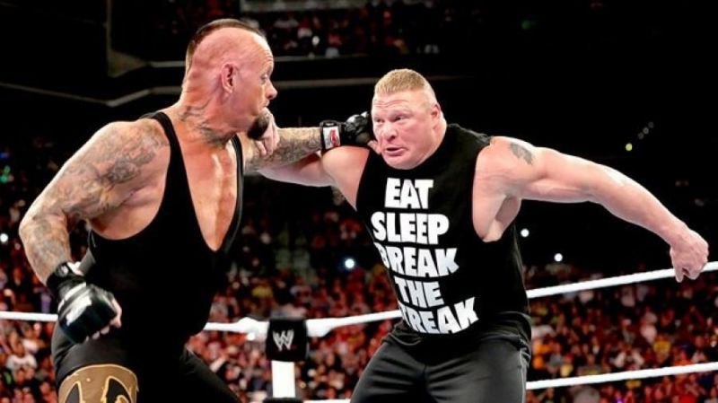 The Undertaker and Brock Lesnar had one of the most shocking matches in WWE history