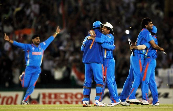 India beat arch-rivals Pakistan in Mohali to reach the 2011 World Cup final
