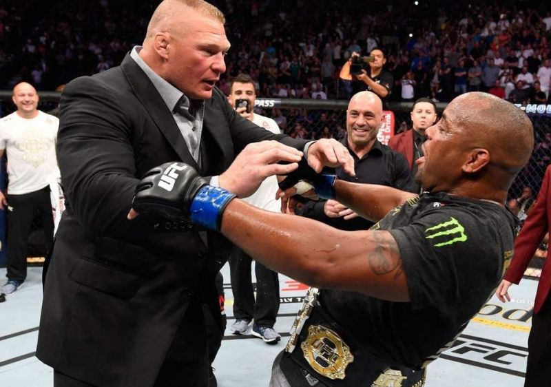 Lesnar opened up on UFC inviting him to fight Daniel Cormier for the UFC World Heavyweight Title, stating that he hasn&#039;t made his mind up on it yet