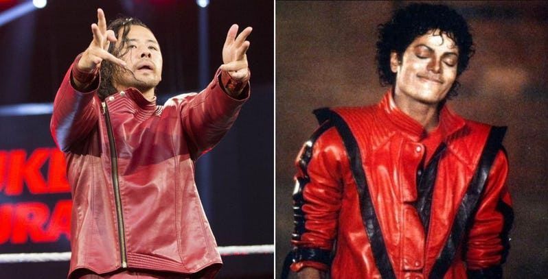 Nakamura has said himself that he is inspired by the King of Pop.