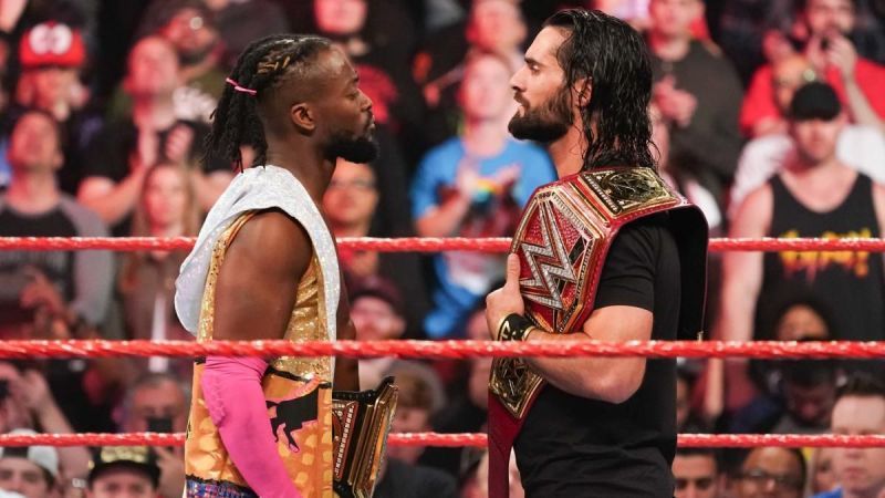 A Champion vs Champion match main evented RAW