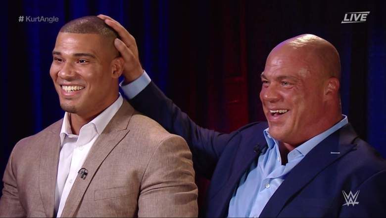 Jason Jordan and Kurt Angle