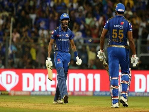 Hardik Pandya and Pollard takes MI to a big win over CSK