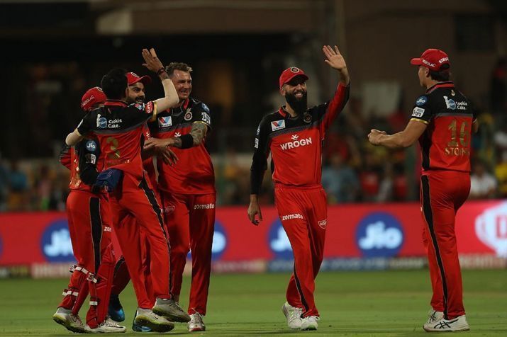 RCB, celebrating a wicket in the game against CSK (picture courtesy: BCCI/iplt20.com)