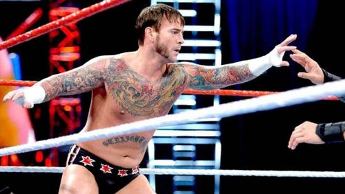 Punk during his WWE run