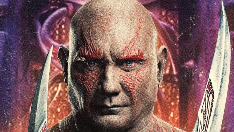 Batista as Drax the Destroyer, part of Marvel&#039;s Guardians of the Galaxy.