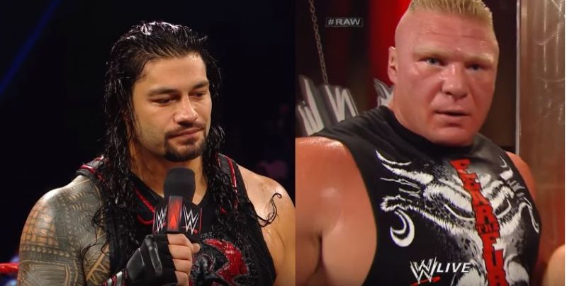 Roman Reigns and Brock Lesnar