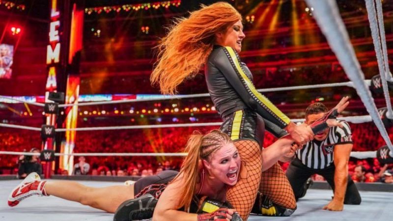 Ronda Rousey and Becky Lynch