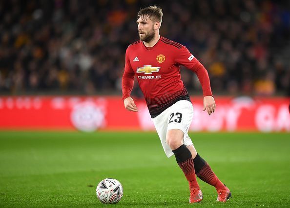 Luke Shaw will be suspended for the game against West Ham