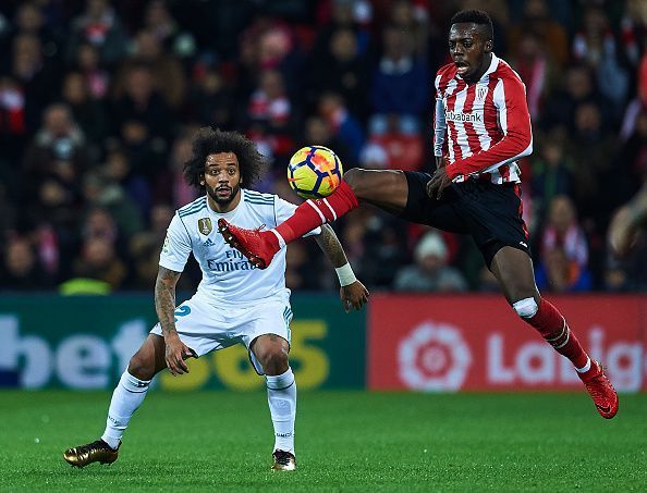 Inaki Williams (R) can trouble any defense with his speed