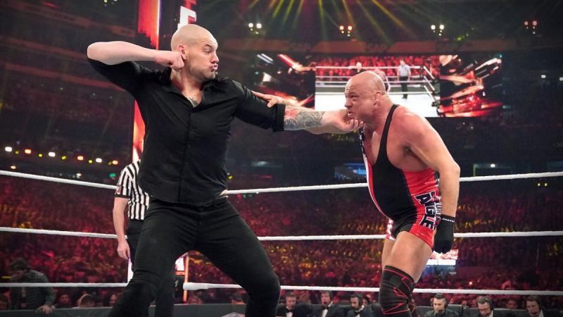 Corbin retires Angle at WrestleMania 35