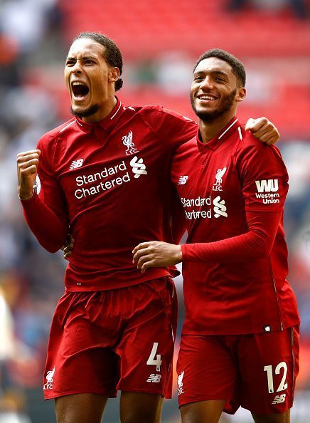 Van Dijk and Gomez formed a solid partnership