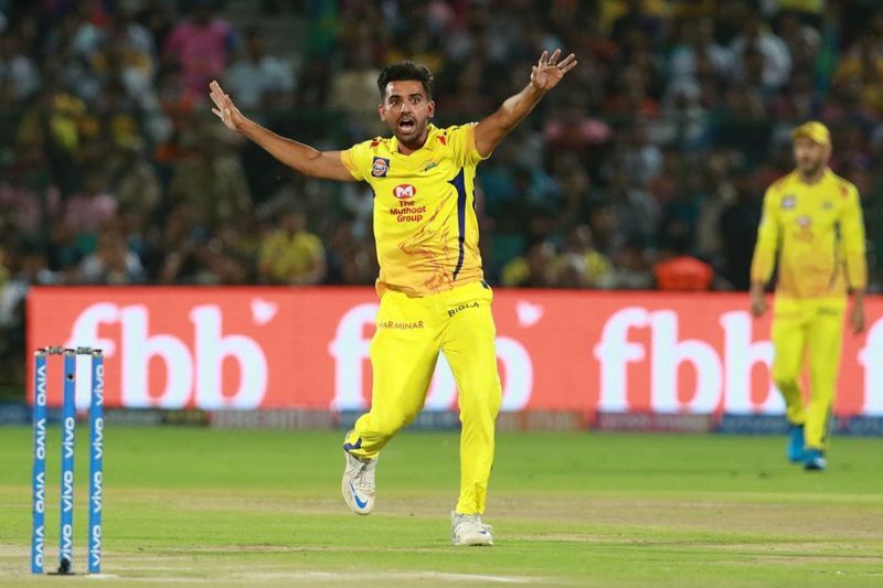 Deepak Chahar leads the bowling with 10 wickets (Image courtesy: BCCI/iplt20.com)