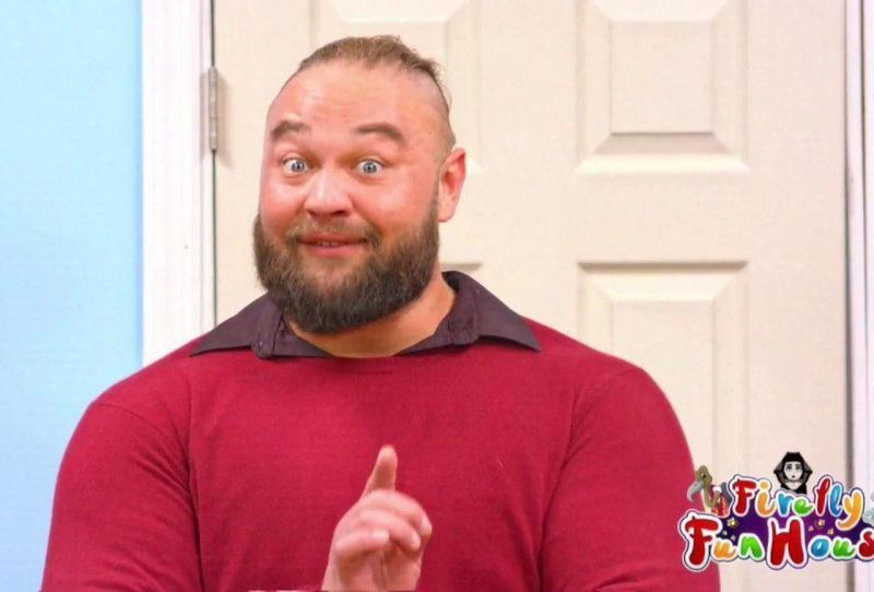 Wyatt returned to RAW this week, as what can only be described as an evil Mr. Rogers.