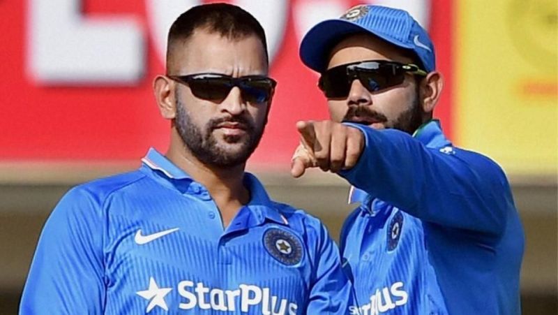 MS Dhoni and Virat Kohli