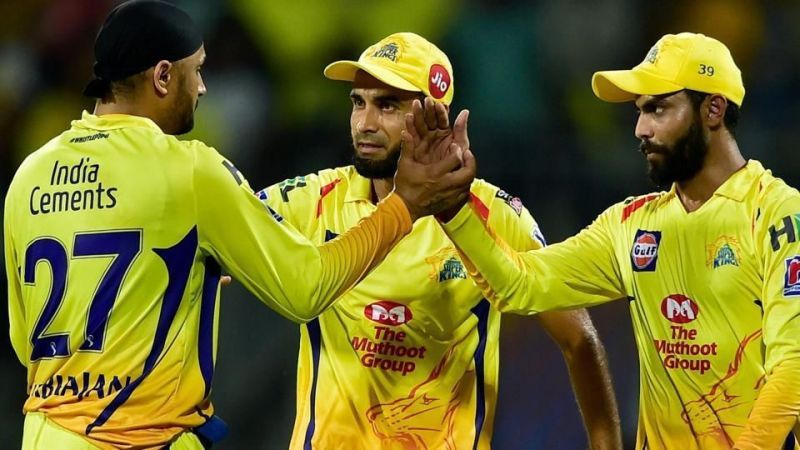 Harbhajan, Tahir and Jadeja